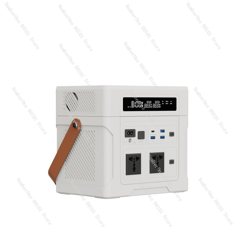 Outdoor Power Generator - สถานีไฟฟ้าพกพา 1000W สำหรับใช้งานกลางแจ้ง แบตเตอรี่สำรองพลังงานความจุสูง เครื่องกำเนิดไฟฟ้าพกพาสำหรับตั้งแคมป์ กรณีฉุกเฉิน