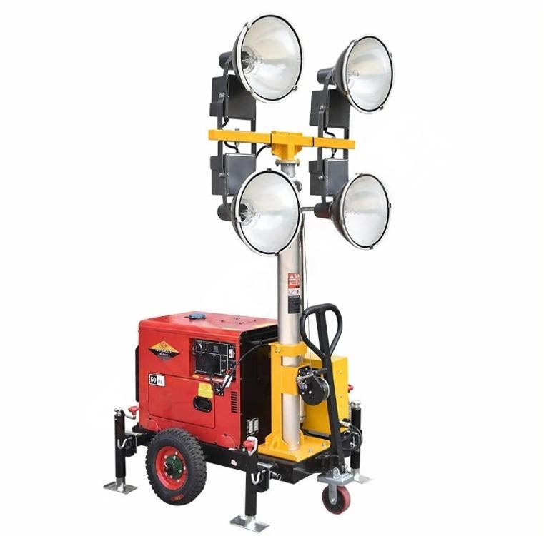 Outdoor Power Generator - เสาไฟเคลื่อนที่คุณภาพสูงแบบพกพา ใช้พลังงานจากมือถือ สำหรับให้แสงสว่างกลางแจ้งในเวลากลางคืน