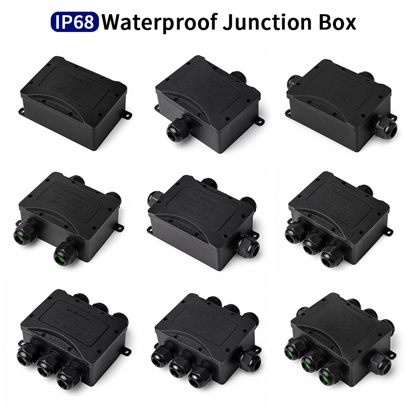 Outdoor Power Junction - กล่องรวมสายไฟกันน้ำ IP68 แบบ 2-8 ทาง ขนาด