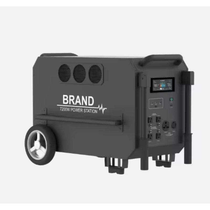 Outdoor Power Generator - สถานีไฟฟ้าพกพา 7000w เครื่องกำเนิดไฟฟ้าพลังงานแสงอาทิตย์สำหรับใช้งานกลางแจ้ง 7kw แบตเตอรี่ลิเธียมสำหรับใช้ในบ้าน 10kwh