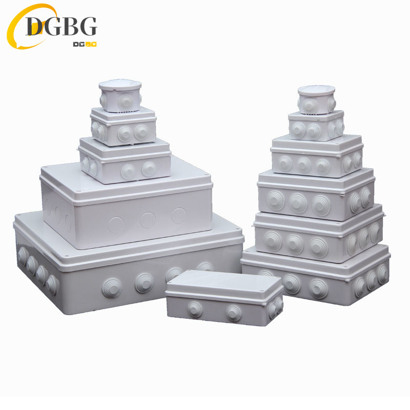 Outdoor Power Junction - กล่องรวมสายไฟฟ้ากันน้ำ ABS พลาสติก สำหรับงาน DIY ภายนอกอาคาร