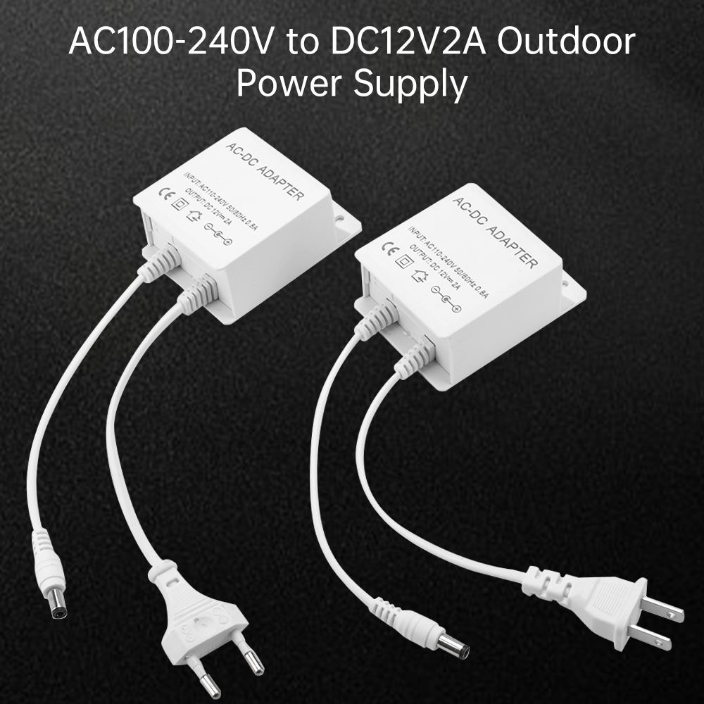DC12V 2A EU ปลั๊กอะแดปเตอร์ควา - Outdoor Power Plug บทวิจารณ์และราคา