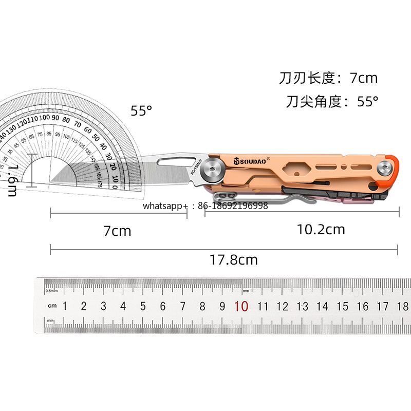 มีดอเนกประสงค์กลางแจ้งแบบพับได - Outdoor Power Tools บทวิจารณ์และราคา