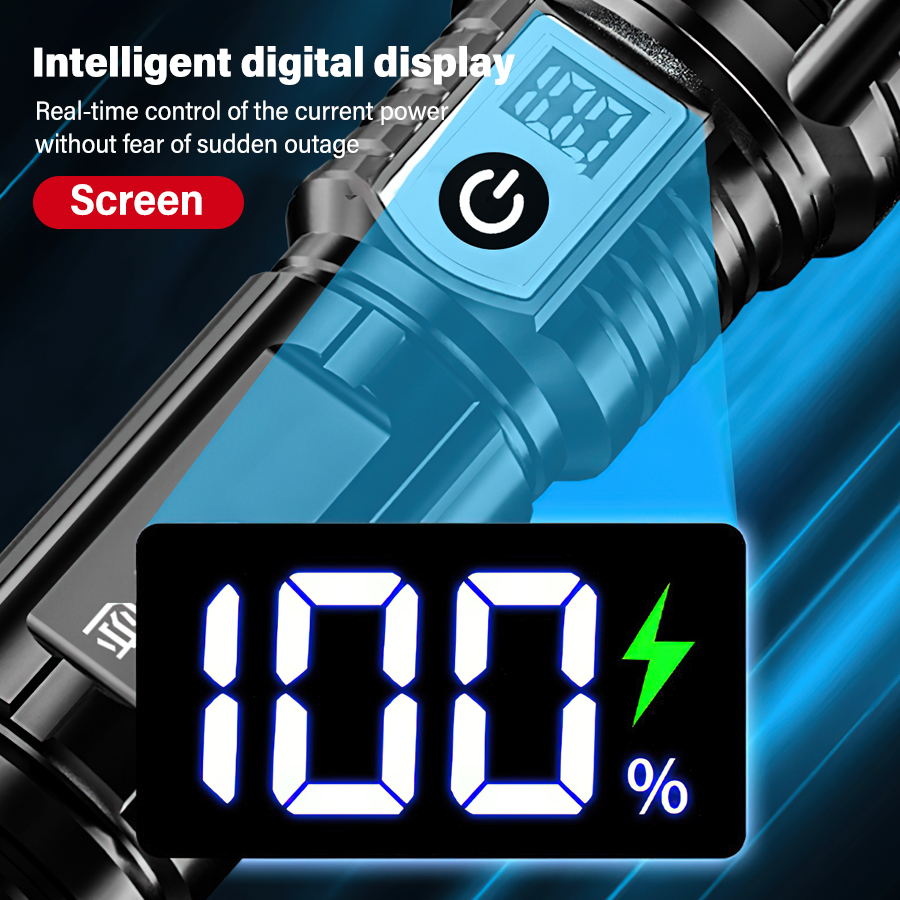 ไฟฉาย LED กำลังสูง 200000LM แบ - Outdoor Power Supply บทวิจารณ์และราคา