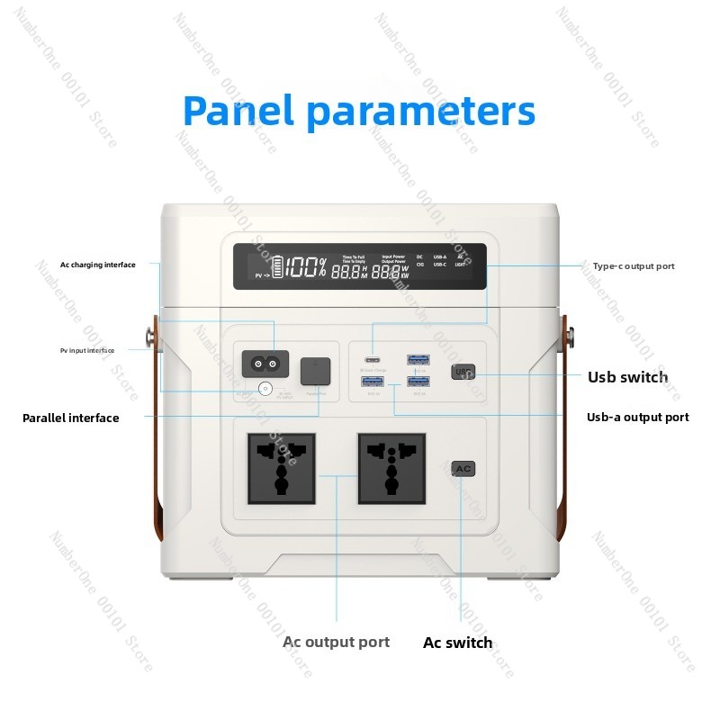 สถานีไฟฟ้าพกพา 1000W สำหรับใช้ - Outdoor Power Generator บทวิจารณ์และราคา