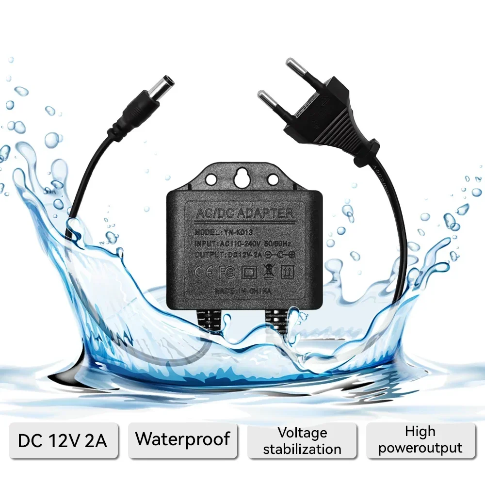 อะแดปเตอร์ไฟฟ้า DC12V 2A กันน้ - Outdoor Power Plug บทวิจารณ์และราคา