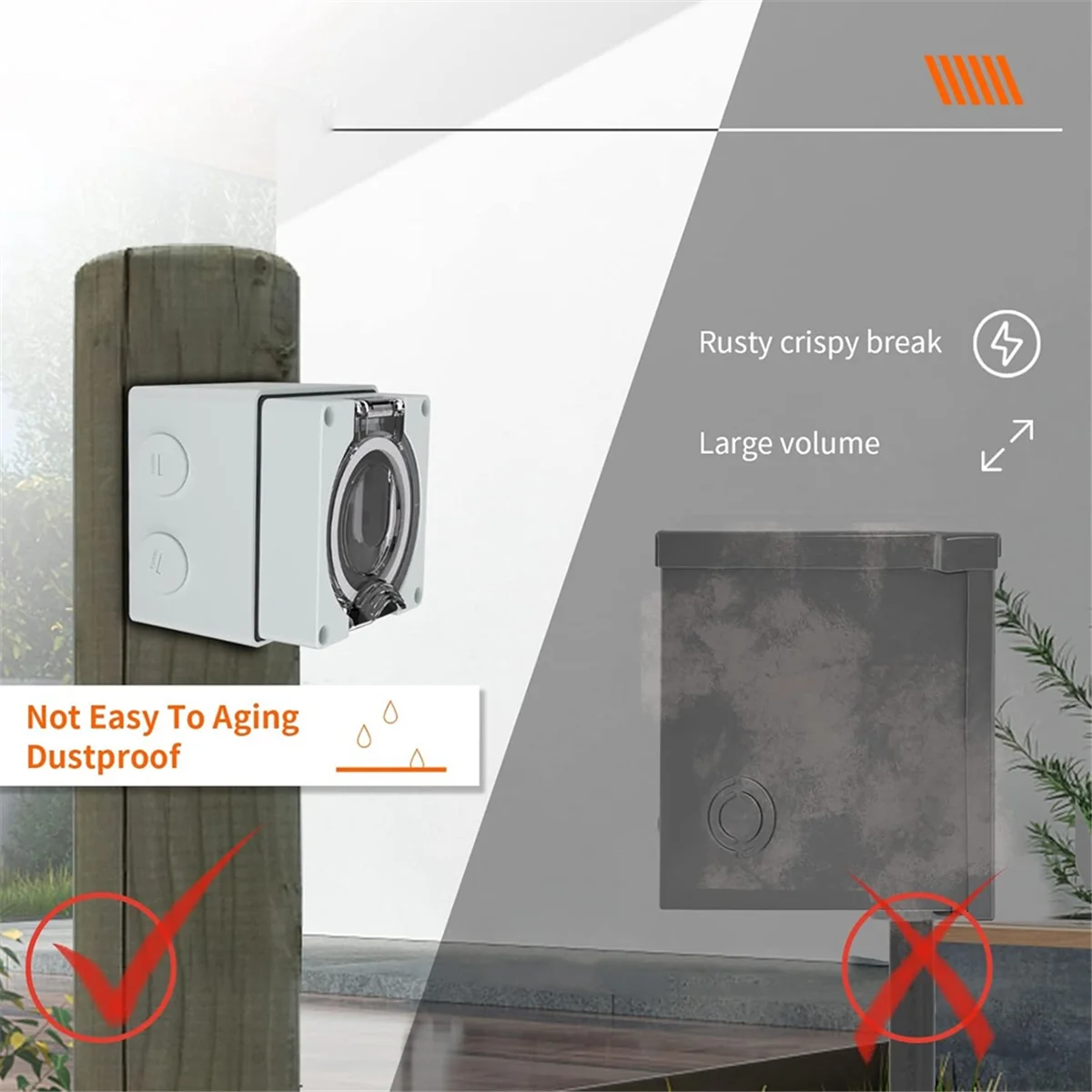 กล่องเต้ารับไฟฟ้า AT16 50 แอมป - Outdoor Power Receptacle บทวิจารณ์และราคา