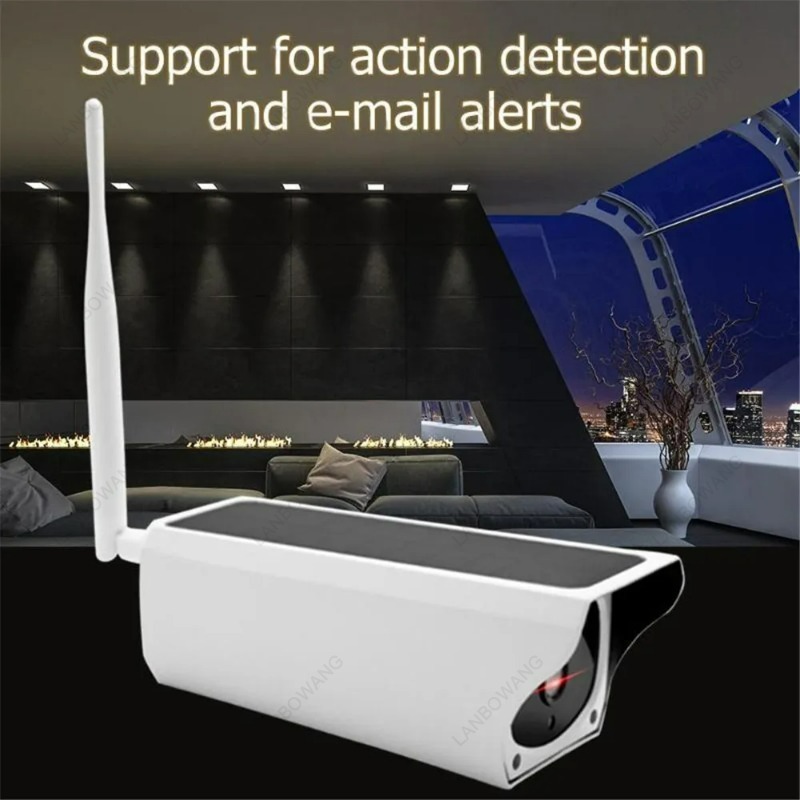 กล้อง IP พลังงานแสงอาทิตย์ 2MP - Outdoor Power Monitor บทวิจารณ์และราคา