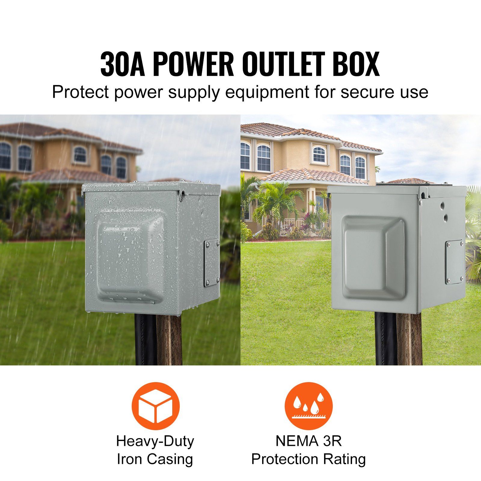 สำหรับกล่องเต้ารับไฟฟ้า RV 30  - Outdoor Power Receptacle บทวิจารณ์และราคา