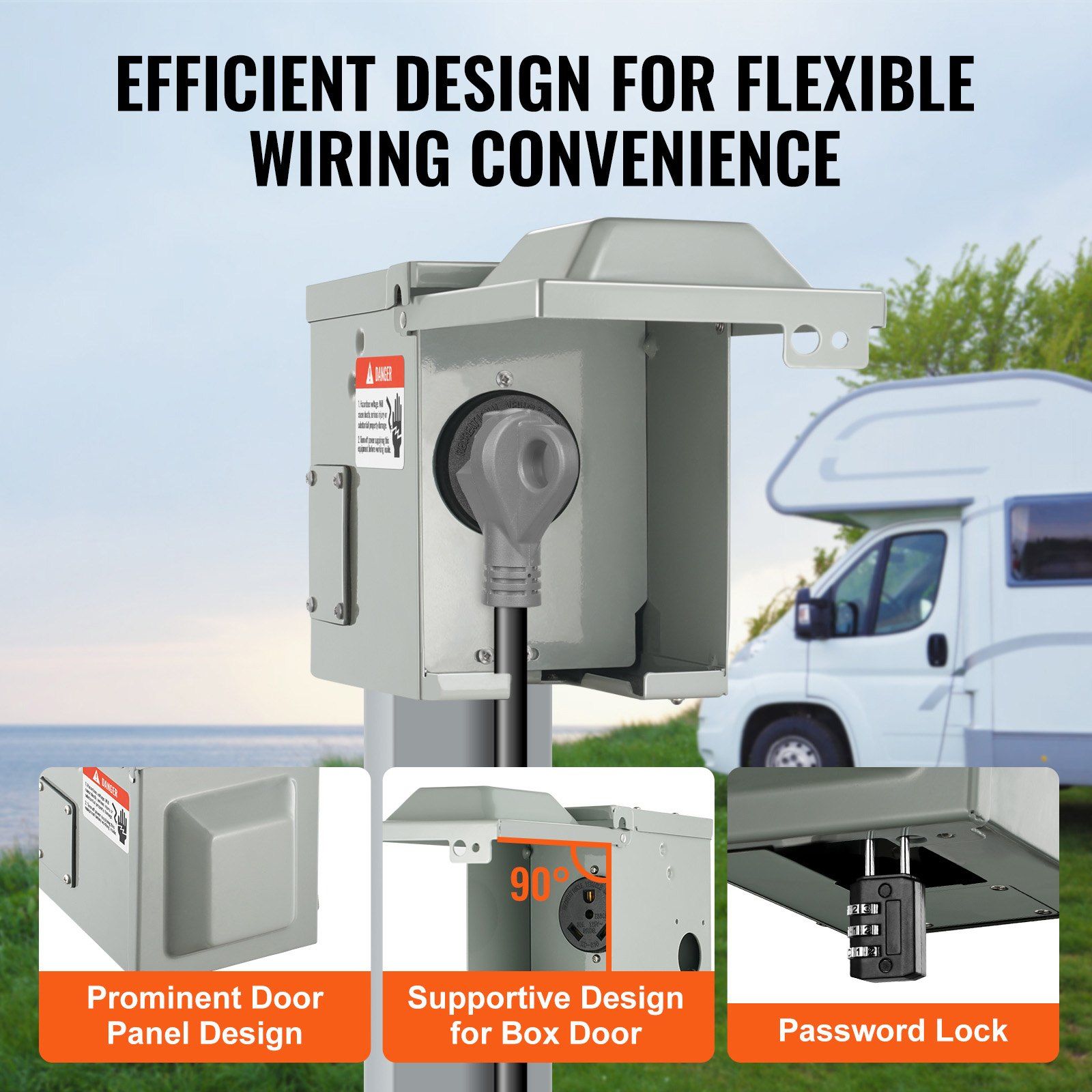 สำหรับกล่องเต้ารับไฟฟ้า RV 30  - Outdoor Power Receptacle บทวิจารณ์และราคา