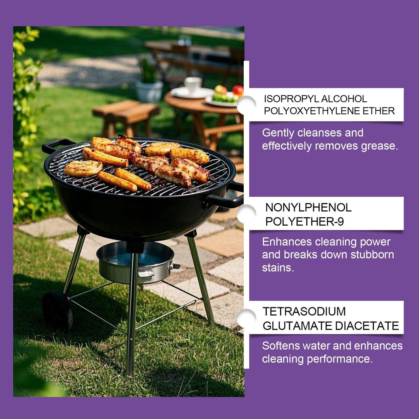 น้ำยาทำความสะอาดเตาบาร์บีคิวแล - Outdoor Power Grill บทวิจารณ์และราคา
