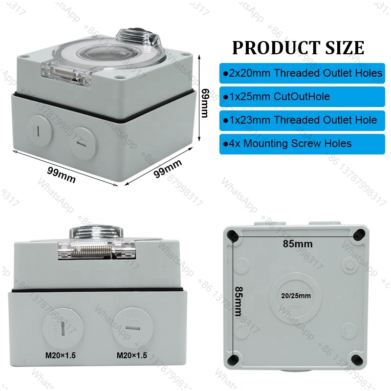 กล่องจ่ายไฟสำหรับรถบ้าน 50 แอม - Outdoor Power Receptacle บทวิจารณ์และราคา