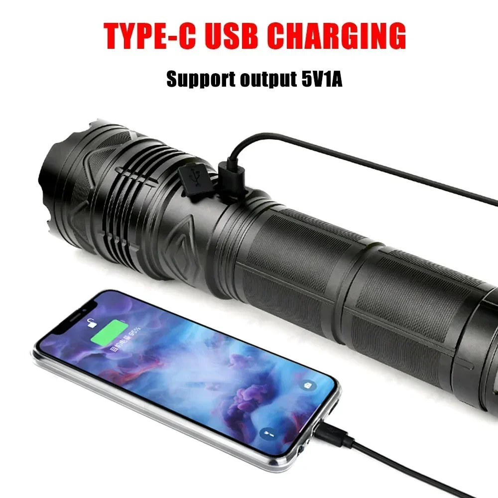 99000000LM ไฟฉาย LED สว่างเป็น - Outdoor Power Bank บทวิจารณ์และราคา