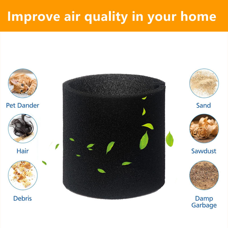 3 ชิ้น โฟมครอบกรองฝุ่นแบบเปลี่ - Wet Dry Vacuum Shop บทวิจารณ์และราคา