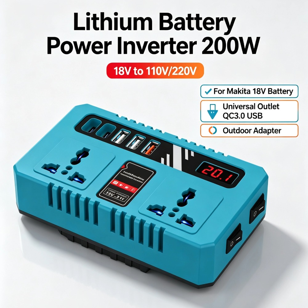 อินเวอร์เตอร์แปลงไฟแบตเตอรี่ลิ - Outdoor Power Hub บทวิจารณ์และราคา