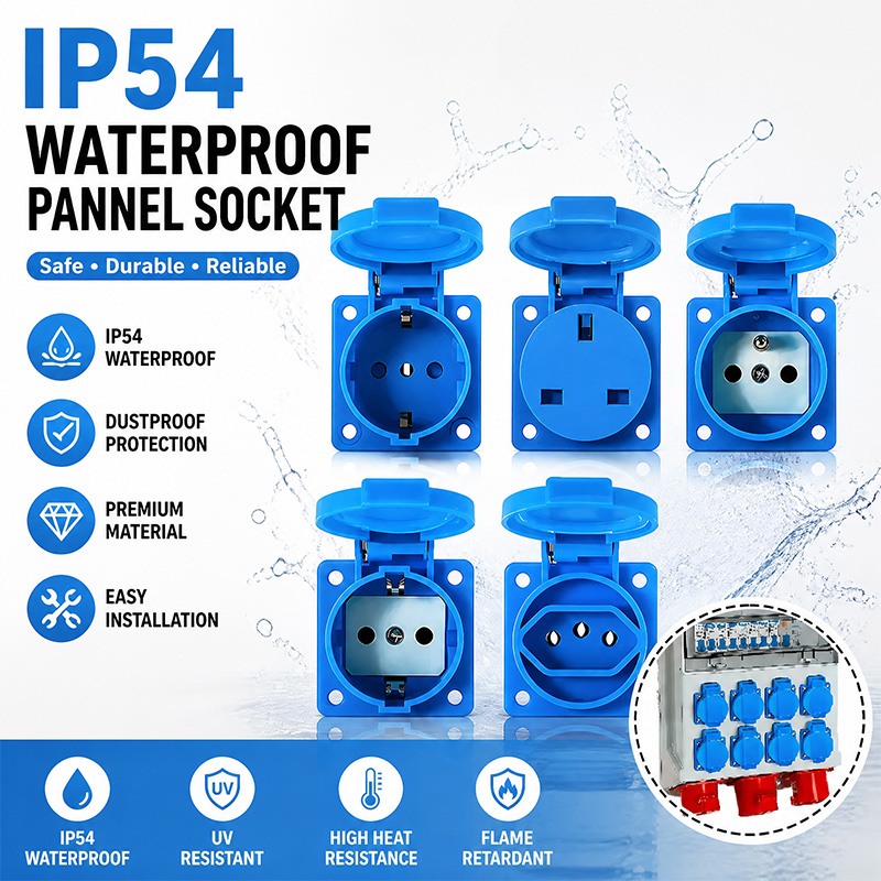 IP54 16A ปลั๊กไฟอุตสาหกรรมแบบก - Outdoor Power Hub บทวิจารณ์และราคา