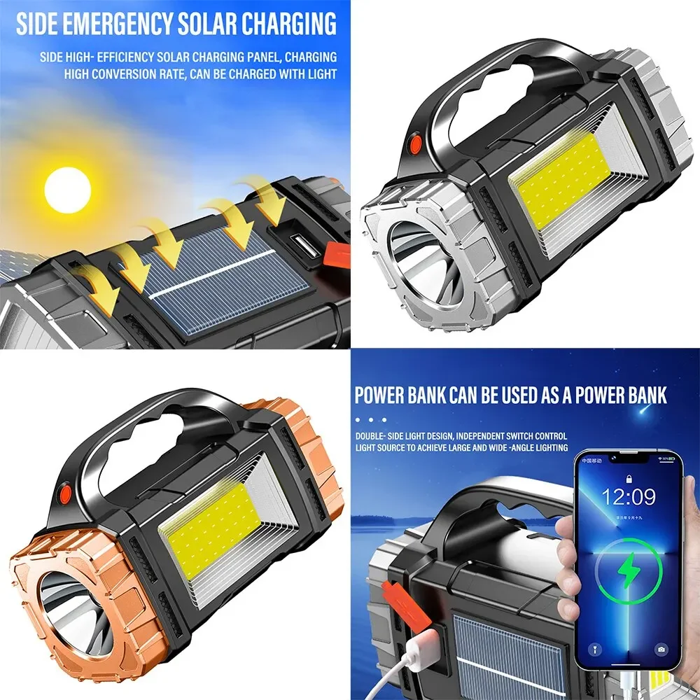 อัพเกรดใหม่ ไฟฉาย LED พลังงานแ - Outdoor Power Bank บทวิจารณ์และราคา