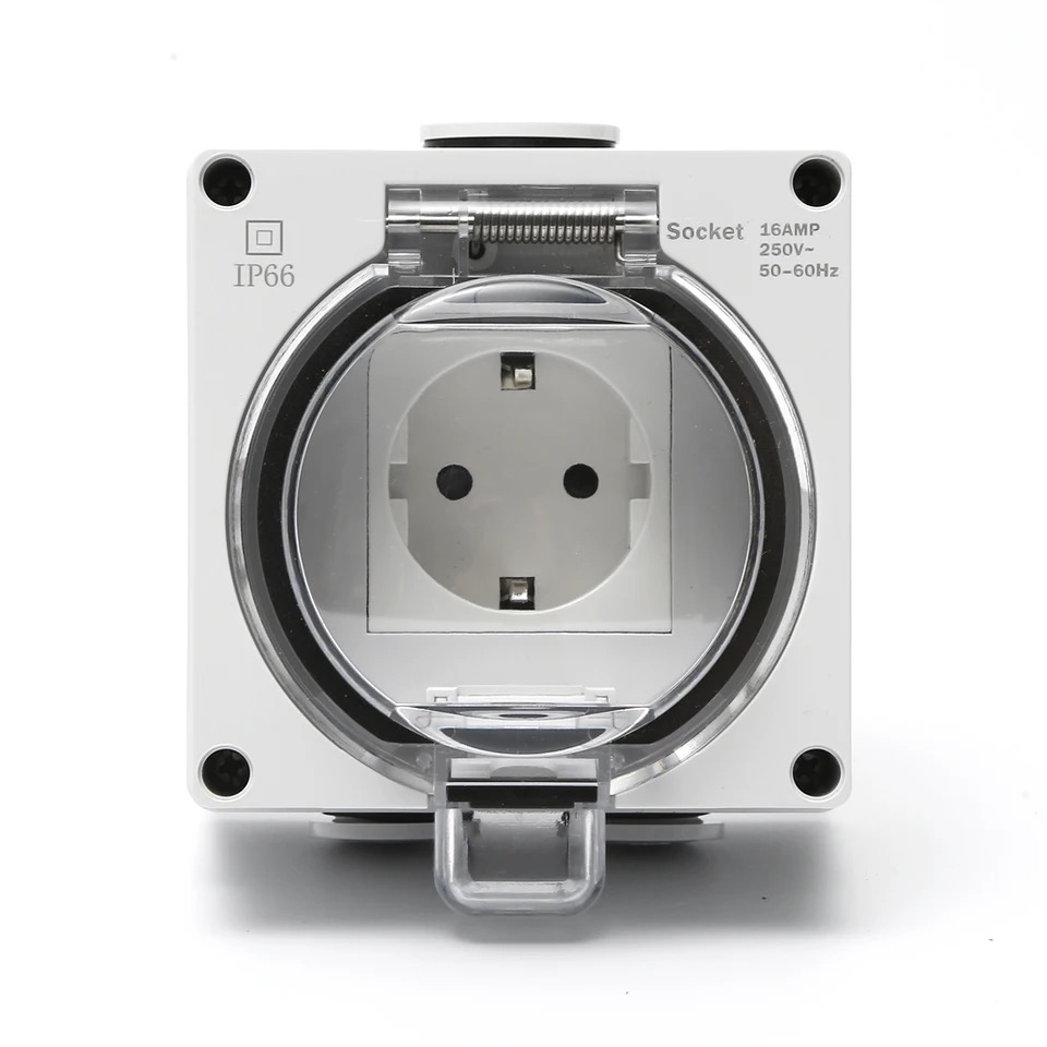 เต้ารับไฟฟ้ากันน้ํา IP66 กลางแ - Outdoor Power Receptacle บทวิจารณ์และราคา