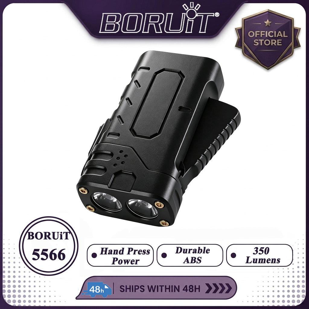 BORUIiT ไฟฉาย LED แบบหมุนมือ E - Outdoor Power Supply บทวิจารณ์และราคา