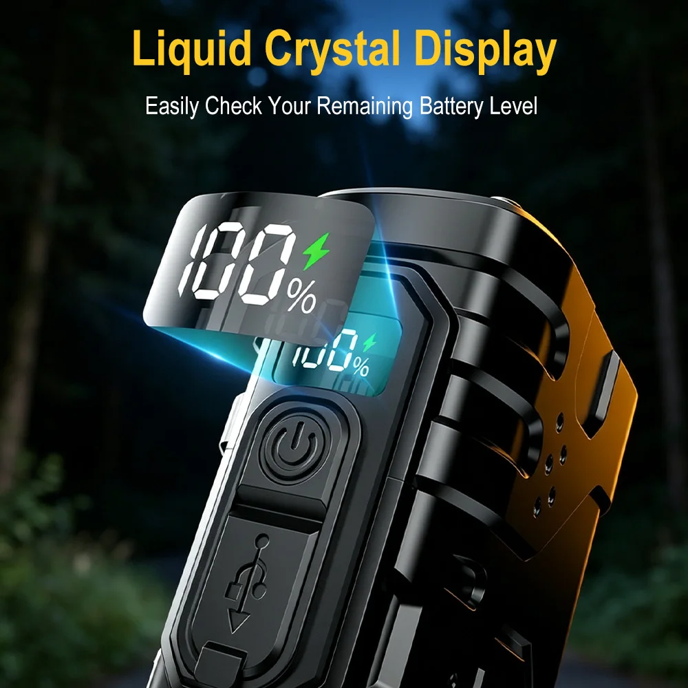BORUIiT ไฟฉาย LED แบบหมุนมือ E - Outdoor Power Supply บทวิจารณ์และราคา