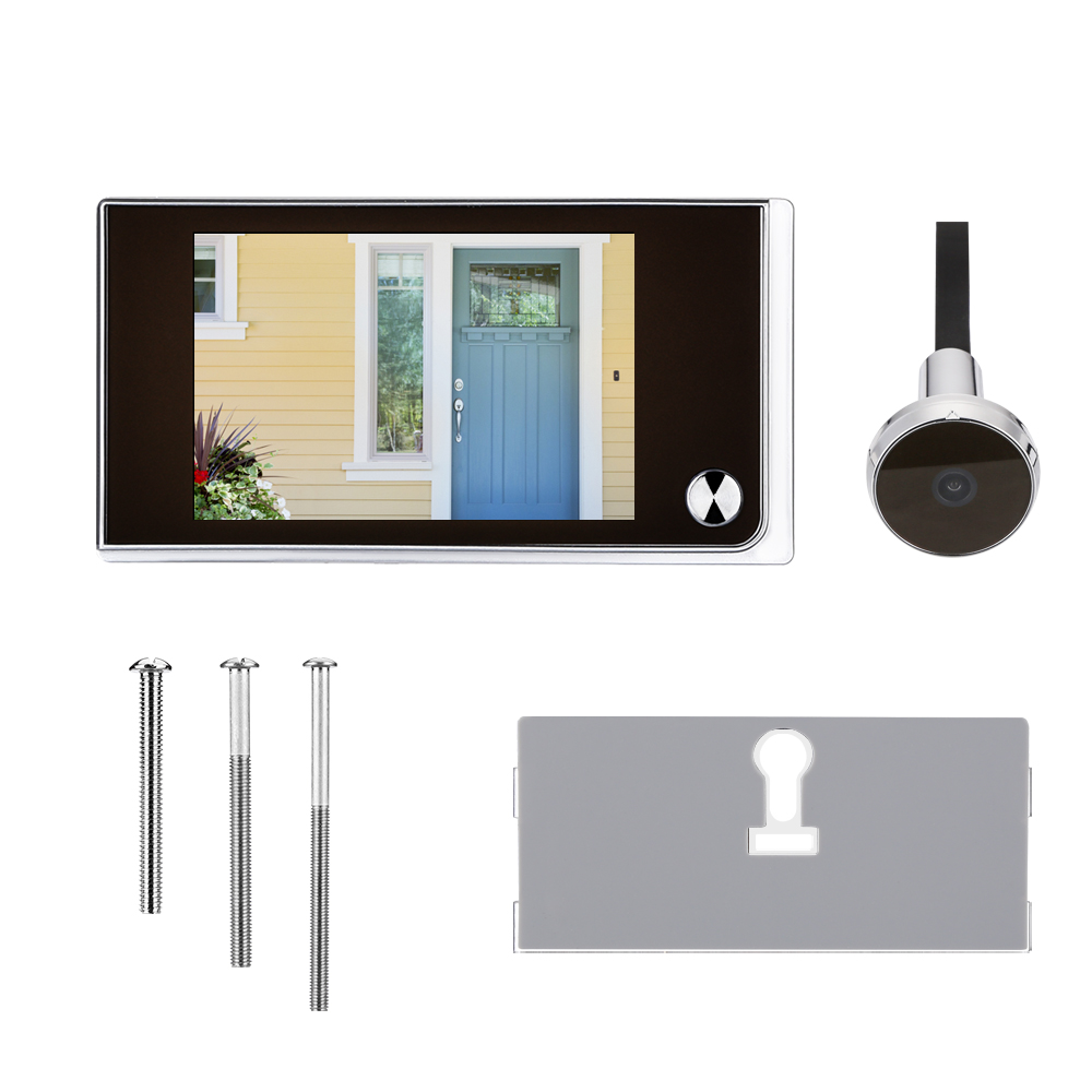 ออดตาแมวกล้อง 3.5 นิ้ว 120 °   - Outdoor Power Monitor บทวิจารณ์และราคา