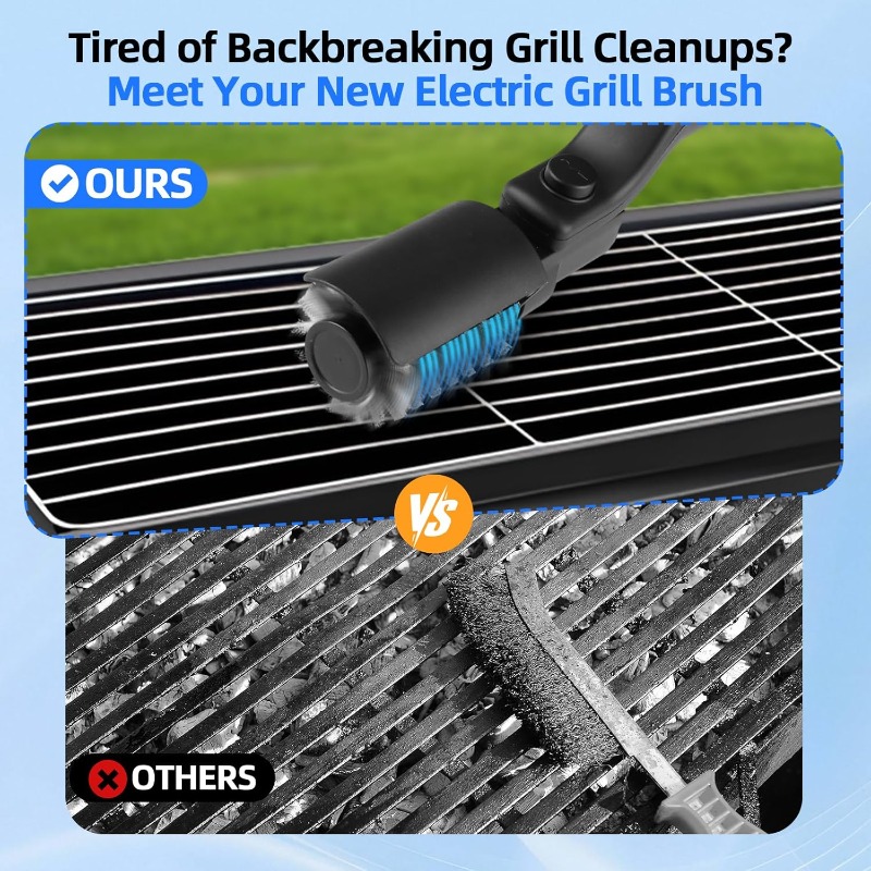 แปรงทำความสะอาดเตาไฟฟ้า 2 in 1 - Outdoor Power Grill บทวิจารณ์และราคา