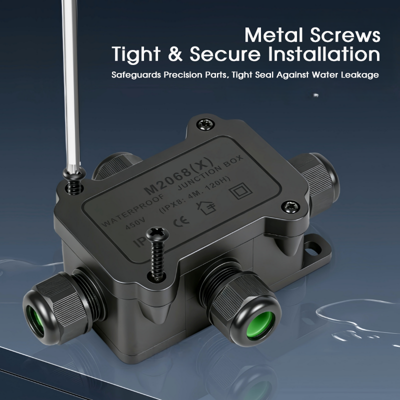 กล่องต่อสายไฟกันน้ำ IP68 PA66  - Outdoor Power Junction บทวิจารณ์และราคา