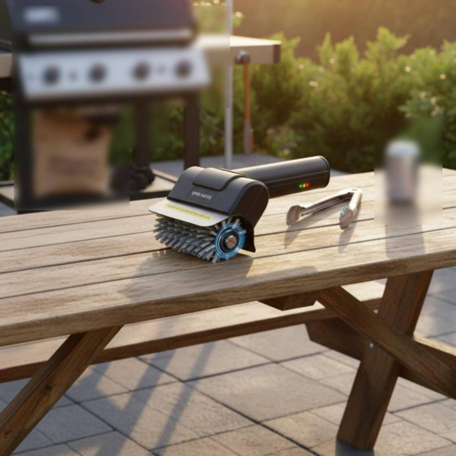 แปรงทำความสะอาดเตาย่างไฟฟ้า ชา - Outdoor Power Grill บทวิจารณ์และราคา