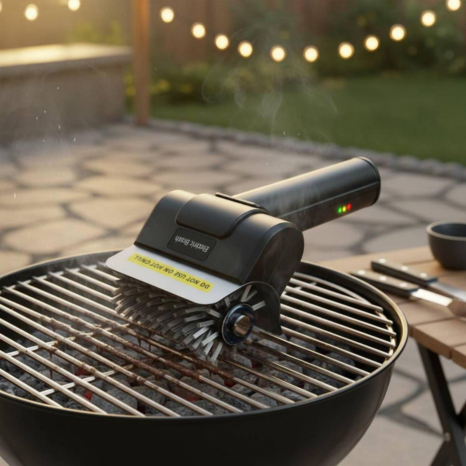แปรงทำความสะอาดเตาย่างไฟฟ้า ชา - Outdoor Power Grill บทวิจารณ์และราคา