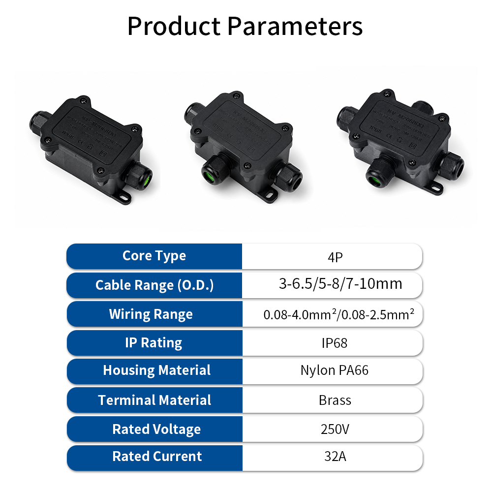 กล่องต่อสายไฟกันน้ำ IP68 แบบ 2 - Outdoor Power Junction บทวิจารณ์และราคา
