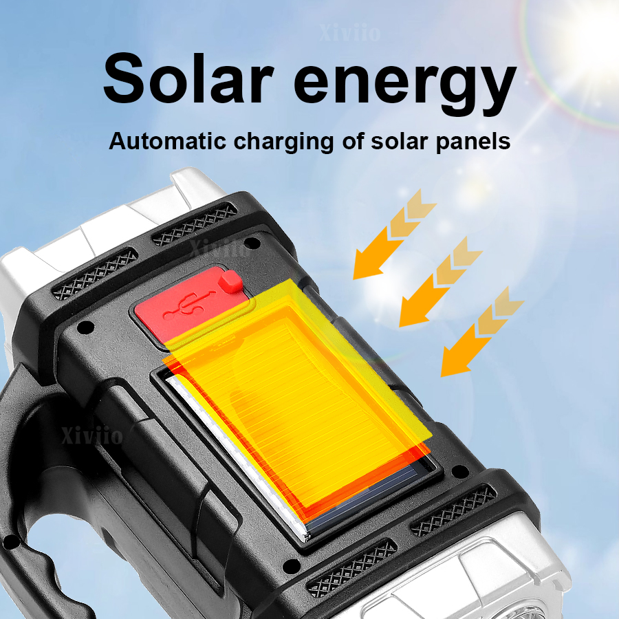 อัพเกรดใหม่ ไฟฉาย LED พลังงานแ - Outdoor Power Bank บทวิจารณ์และราคา