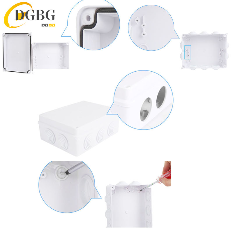 กล่องรวมสายไฟฟ้ากันน้ำ ABS พลา - Outdoor Power Junction บทวิจารณ์และราคา