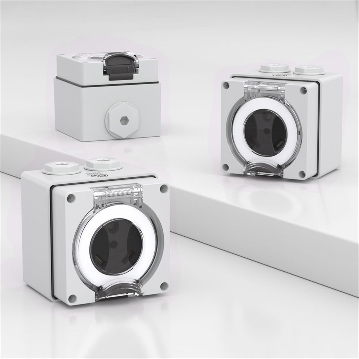 HHTL 30Amp กล่องปลั๊กไฟ,125 โว - Outdoor Power Receptacle บทวิจารณ์และราคา