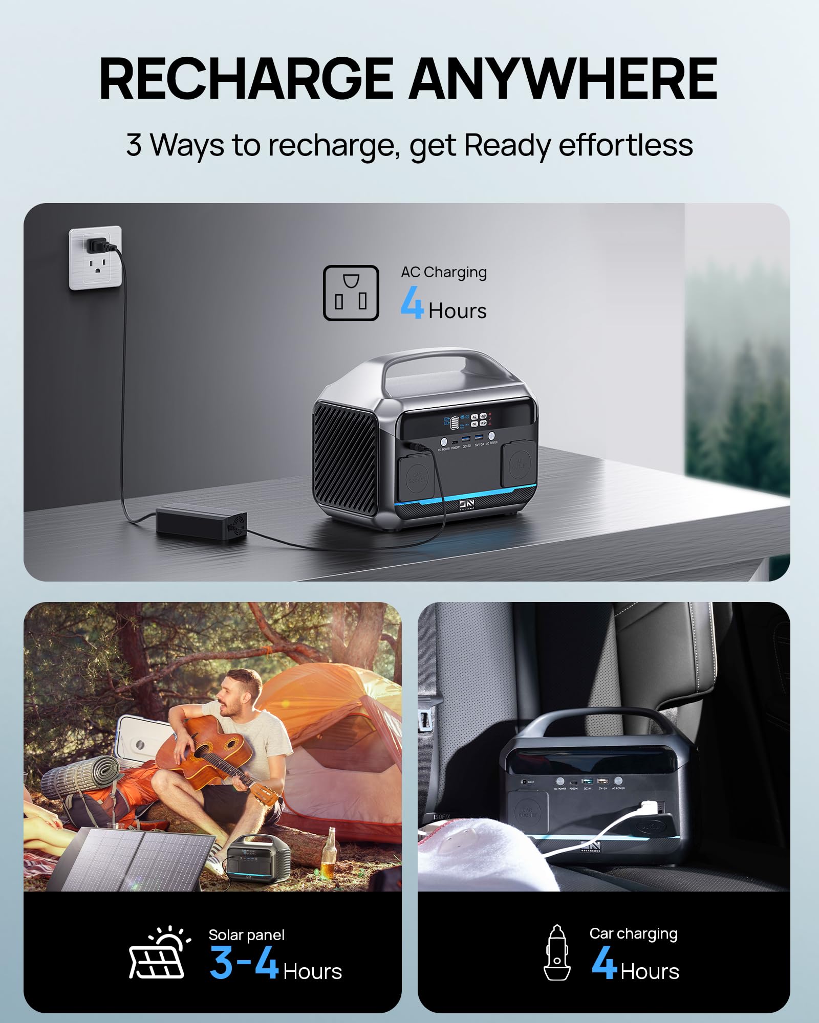 สถานีพลังงานแบบพกพา Daranener  - Outdoor Power Generator บทวิจารณ์และราคา
