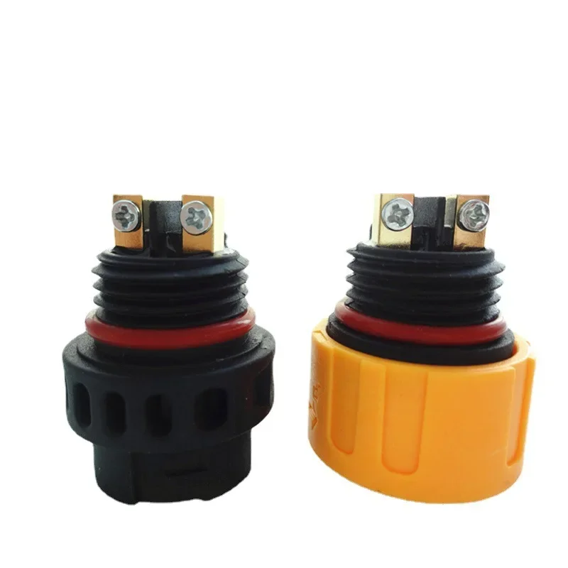IP67 M19 2Pin ขั้วต่อตัวผู้ตัว - Outdoor Power Plug บทวิจารณ์และราคา