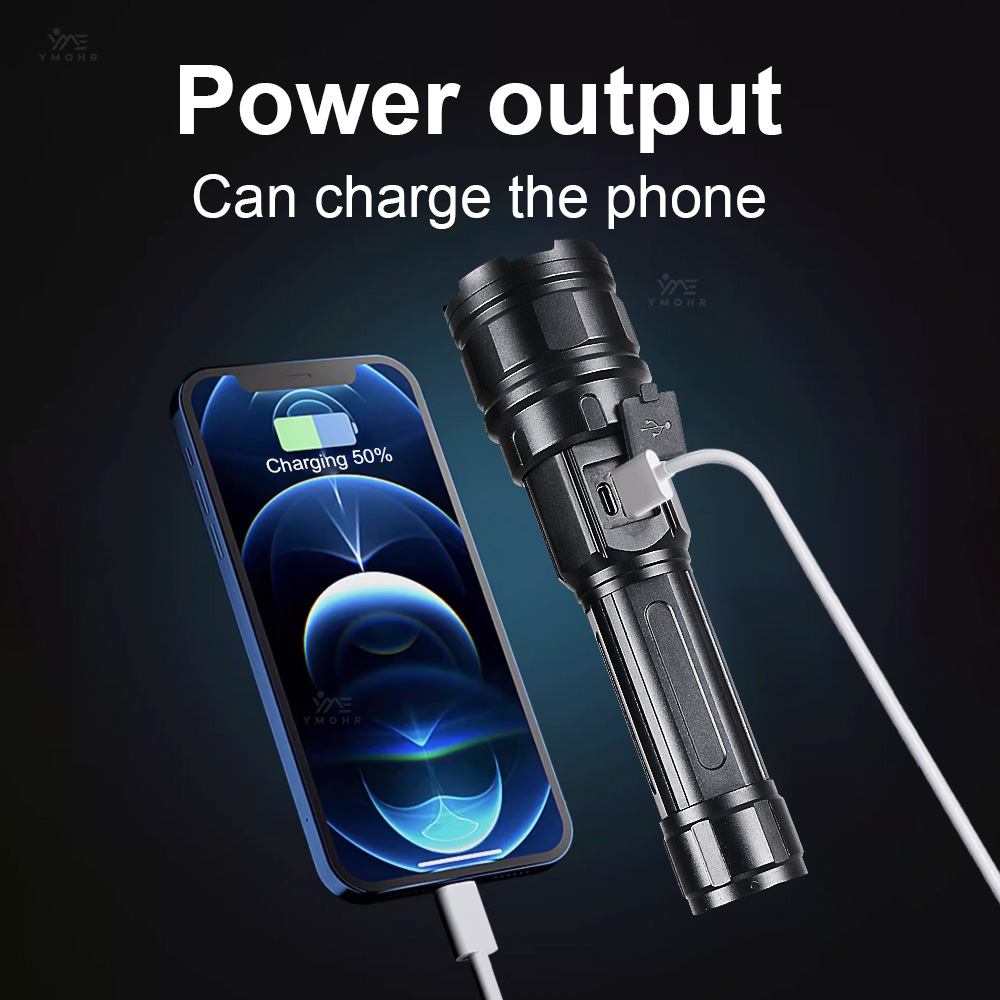 ไฟฉายเลเซอร์สีขาวกำลังสูงแบบชา - Outdoor Power Bank บทวิจารณ์และราคา