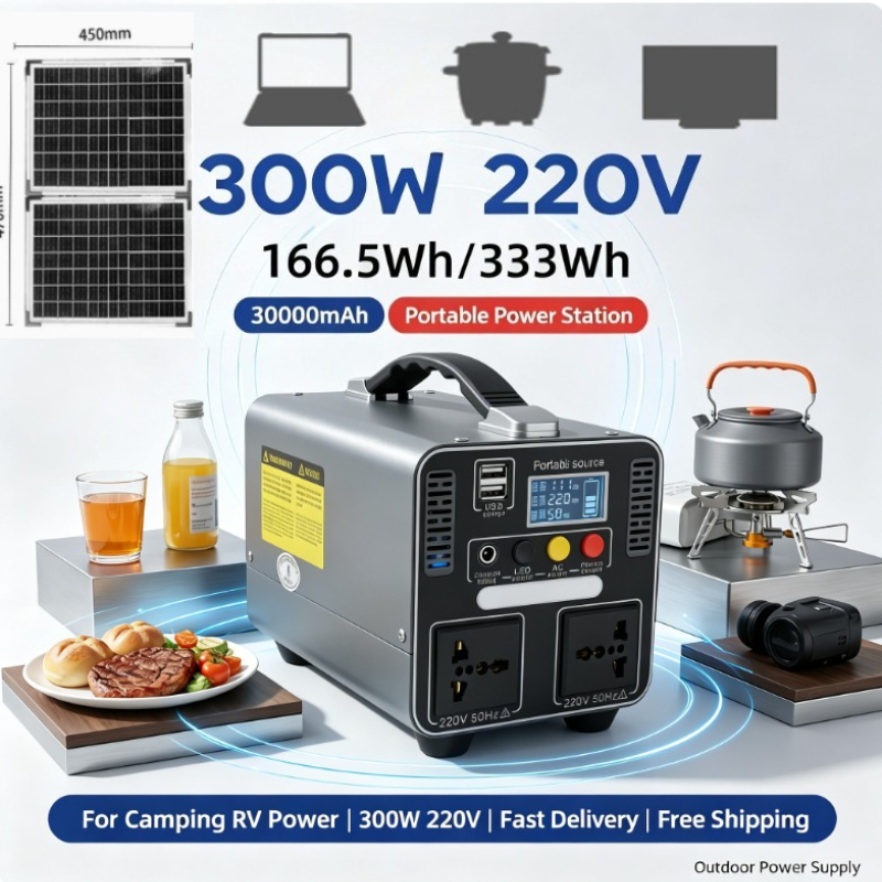สถานีพลังงานแบบพกพา 300W 333Wh - Outdoor Power Generator บทวิจารณ์และราคา